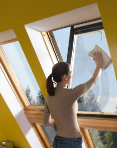 Nettoyage et conservation de la fenêtre de toit