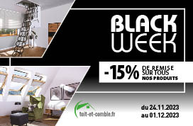 BLACK WEEK -15% sur tous les produits!